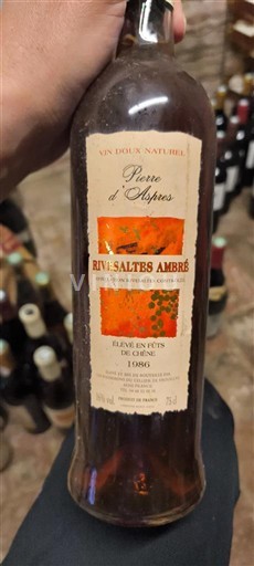 Roussillon Rivesaltes Pons Aspres 1986