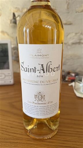 Sud-Ovest Pacherenc-du-vic-bilh Plaimont Saint-Albert 2018