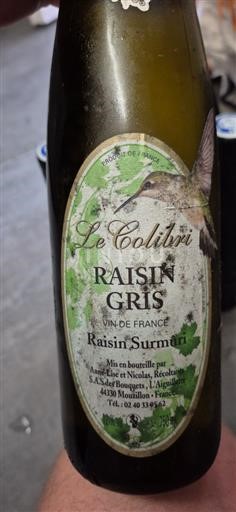 Valle del Loira No especificado Le Colibri Raisin Surmûri 2020