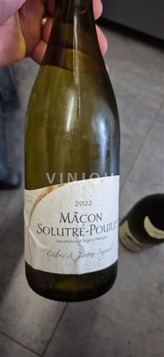 Burgundi Mâcon ja Mâcon-kylät Cédric & Jérôme Seguin 2022