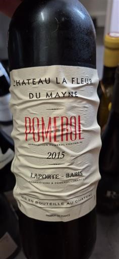 Bordeaux Pomerol Château La Fleur du Mayne 2015