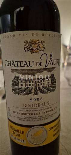 Bordeaux Château Vauré 2008