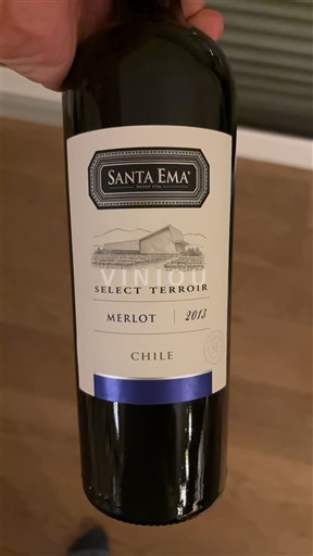 Dolina Maipo Maipo Alto Santa Ema Select Terroir 2013