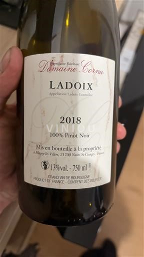 Bourgogne Ladoix Domaine Cornu 2018