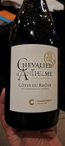 Vale do Ródano Côtes-do-Ródano Chartreux Chevalier d'Anthelme Não Sazonado