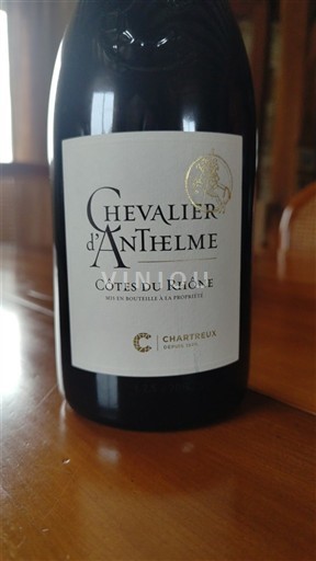 Thung lũng Rhône Côtes-du-rhône Chartreux Chevalier d'Anthelme Không niên vụ