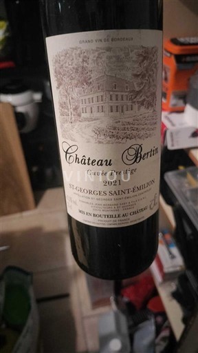 Bordeaux Saint-Georges-Saint-Émilion Château Bertin Prestige 2021