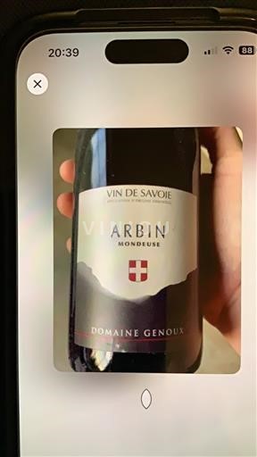 Jura Arbois Domaine Genoux 2018