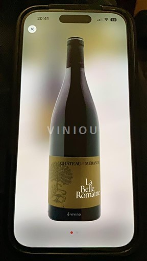 Savojsko a Bugey Chignin-Bergeron Château Mérande La Belle Romaine 2018