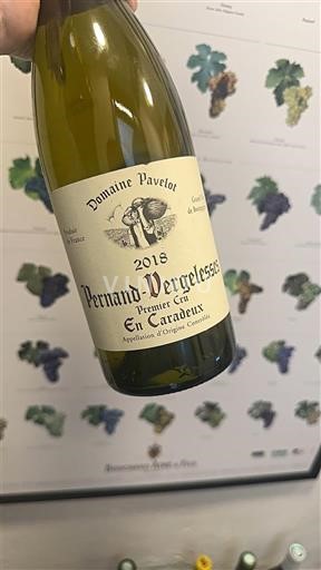 Burgundija Pernand-Vergelesses Premier Cru Domaine Pavelot En Caradeux 2018