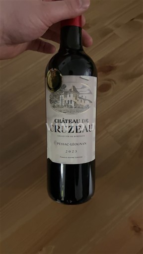 Bordeaux Pessac-Léognan Château Cruzeau 2023