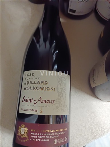 Beaujolais Saint-Amour Domaine Juillard Wolkowicki Vieilles Vignes 2022