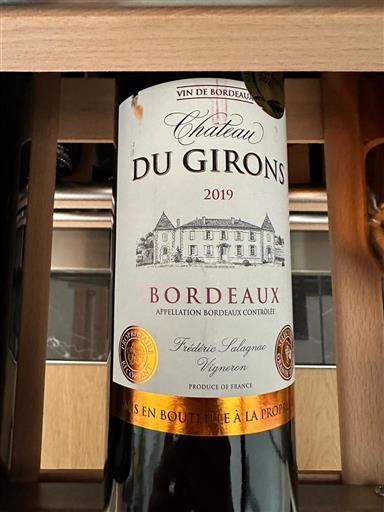 Bordeaux Château Girons 2019