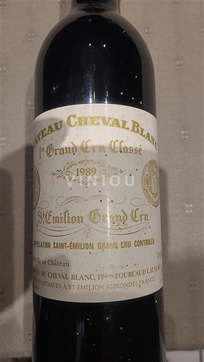 Bordéus Saint-Émilion Grand Cru Grand Cru Château Cheval Blanc 1989