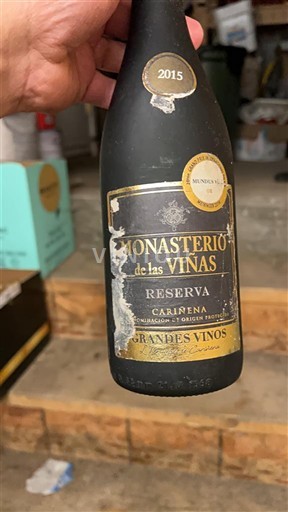 Aragon Carinena Monasterio de las Viñas Reserva 2015