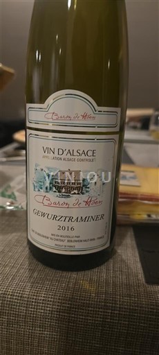 Alsace Domaine Bader-Mimeur Baiser de Hilsen 2016