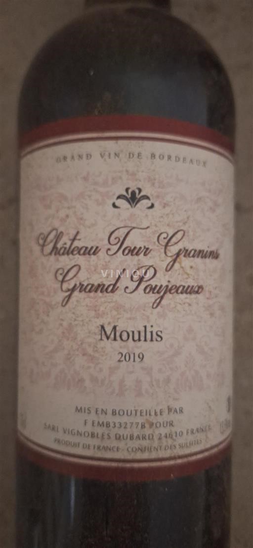Burdeos No especificado Château Tour Granins Grand Poujeaux 2019