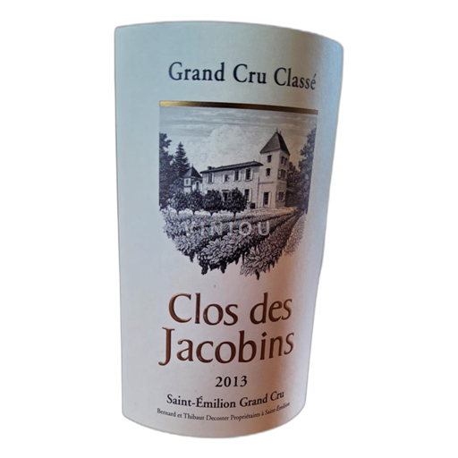 Burdeos Saint-Émilion Gran Cru Clos des Jacobins 2013