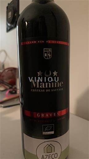 Bordeaux Graves Château Sauvage Manine 2022
