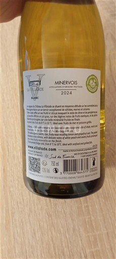 Languedoc Minervois Domaine La Villatade 2024