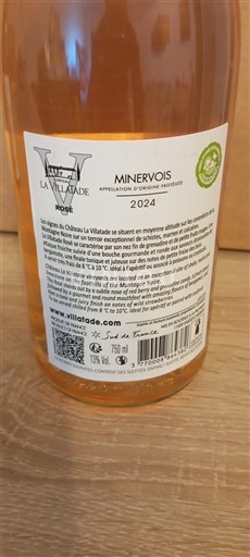Languedoc Minervois Domaine La Villatade 2024