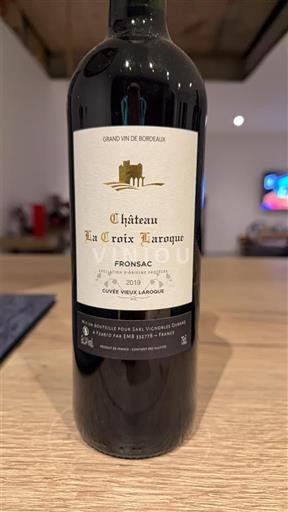 Bordeaux Fronsac Château La Croix Laroque Vieux Laroque 2019