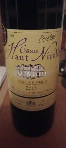 Bordeaux Bordeaux superior Château Haut Nivelle Prestige 2023