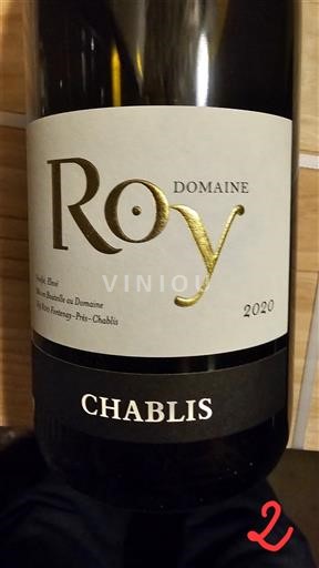 Borgogna Chablis Domaine Roy 2020