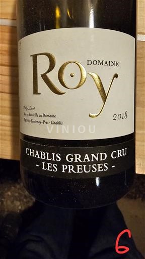 Borgogna Chablis Grand Cru Domaine Roy 2018