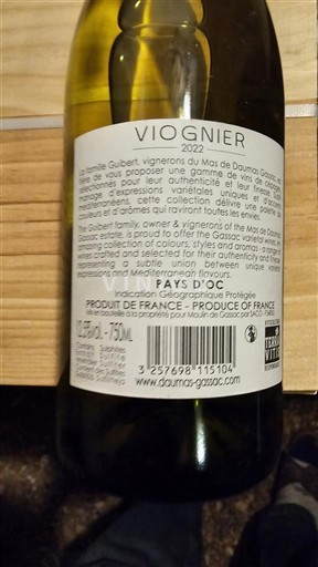 Languedoc y Rosellón País de Oc Mas de Daumas Gassac 2022