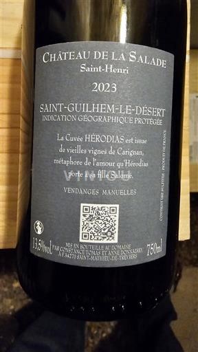 Linguadoca e Rossiglione Saint-Guilhem-le-Désert Château La Salade Herodias 2023