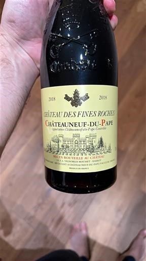 Rhônen laakso Châteauneuf-du-Pape Château S Fines Roches 2018