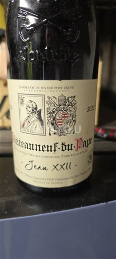 Vinhos Rouge sec Jean XXII Château Châteauneuf-du-Pape 2020 França Vale do Ródano Châteauneuf-du-Pape AOC