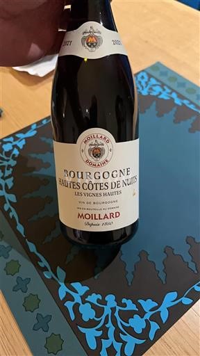 Bourgogne Moillard Les Vignes Hautes 2021