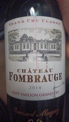 Bordeaux Saint-Émilion Grand Cru Grand Cru Classé Château Fombrauge 2014