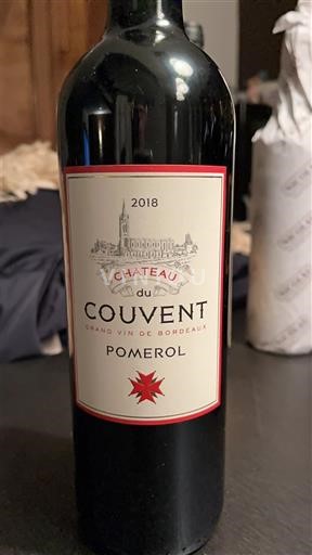 Bordéus Pomerol Château Couvent 2018