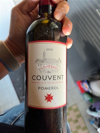 Bordéus Pomerol Château Couvent 2018