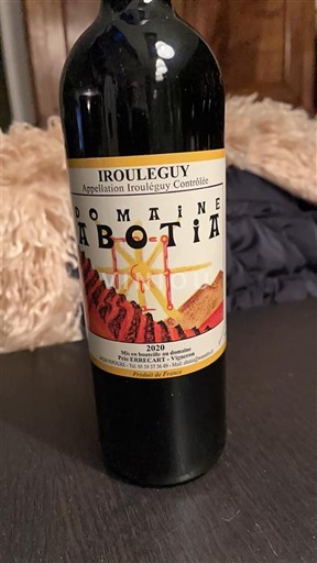 Sud-Ouest Irouléguy Domaine Abotia 2020