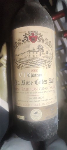 Bordeaux Saint-Émilion Grand Cru Château La Rose Côtes Rol 1990
