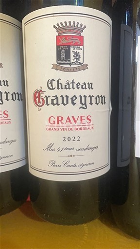 Bordeaux Graves Château Graveyron 2022