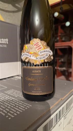 Alsasko Gewürztraminer Vendanges Tardives Domaine Maurice Schoech 2022