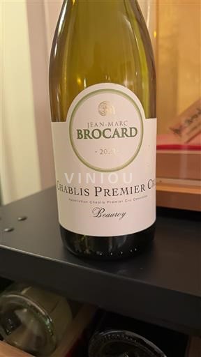 Burgundsko Chablis Premier Cru Jean-Marc Brocard Beauroy 2021