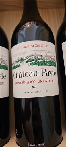Bordeaux Saint-Émilion Grand Cru Grand Cru Château Pavie 2021