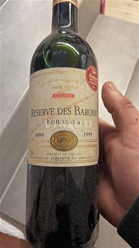 Bordeaux Calvet Réserve des Barons 1999