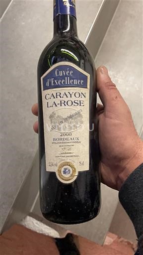 Bordeaux Carayon La-Rose d'Excellence 2000
