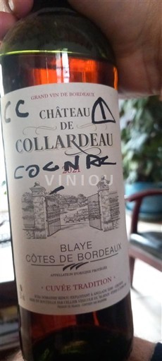 Burdeos Blaye-Côtes de Burdeos Château Collardeau Tradition 2021
