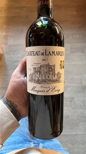 Bordeaux Haut-Médoc Château Lamarque Marquis d'Evry 2017