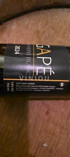 Rhône Valley Saint-Joseph SCEA Badin Tongue AGAPE 2024