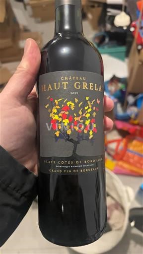 Bordeaux Blaye-côtes-de-bordeaux Château Haut Grela 2022