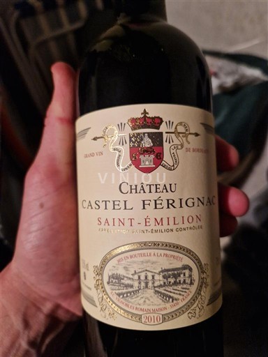 Bordo Saint-Émilion Château Castel Férignac 2010